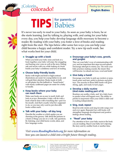 Reading Tips for Parents of Babies