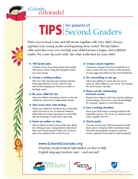 First grade tip sheet