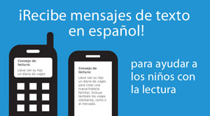 Start with a Book: Recibe mensajes de texto en español para ayudar a los niños con la lectura.