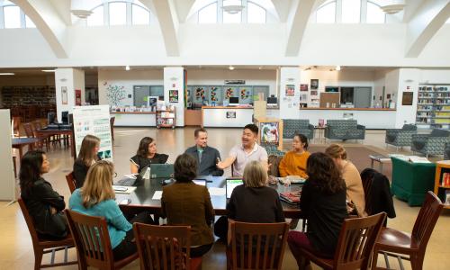 Teachers in a meeting