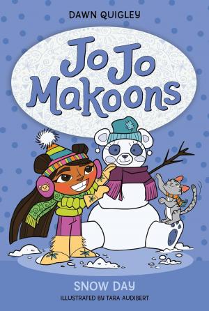 Jo Jo Makoons makes a snowman