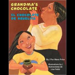 Grandmother sipping chocolate