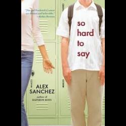 Girl reaching for a boy's hand by a locker