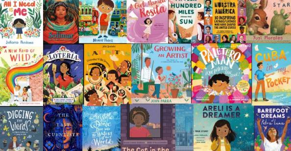 Hispanic Heritage Booklist Collage